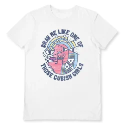 Cubism Girls White Unisex T-Shirt