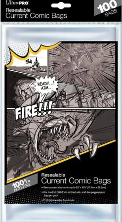 Current Size Resealable Comic Bags (100)