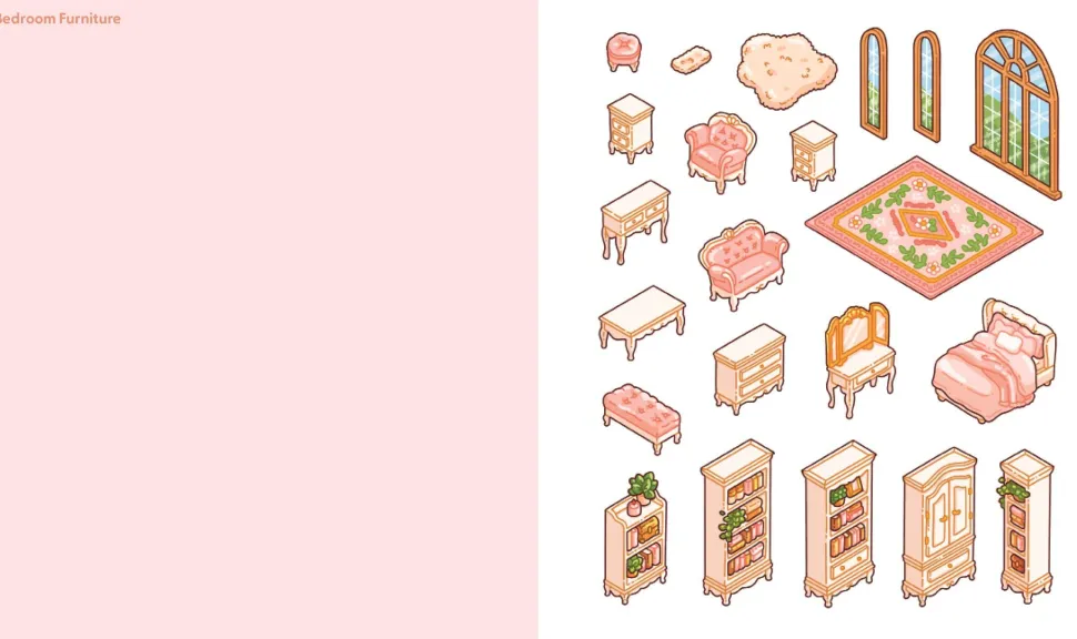 Cute 'n' Cozy Sticker Therapy: Make Your Own Adorable Room Sets! Over 500 Reusable Stickers