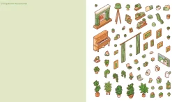 Cute 'n' Cozy Sticker Therapy: Make Your Own Adorable Room Sets! Over 500 Reusable Stickers