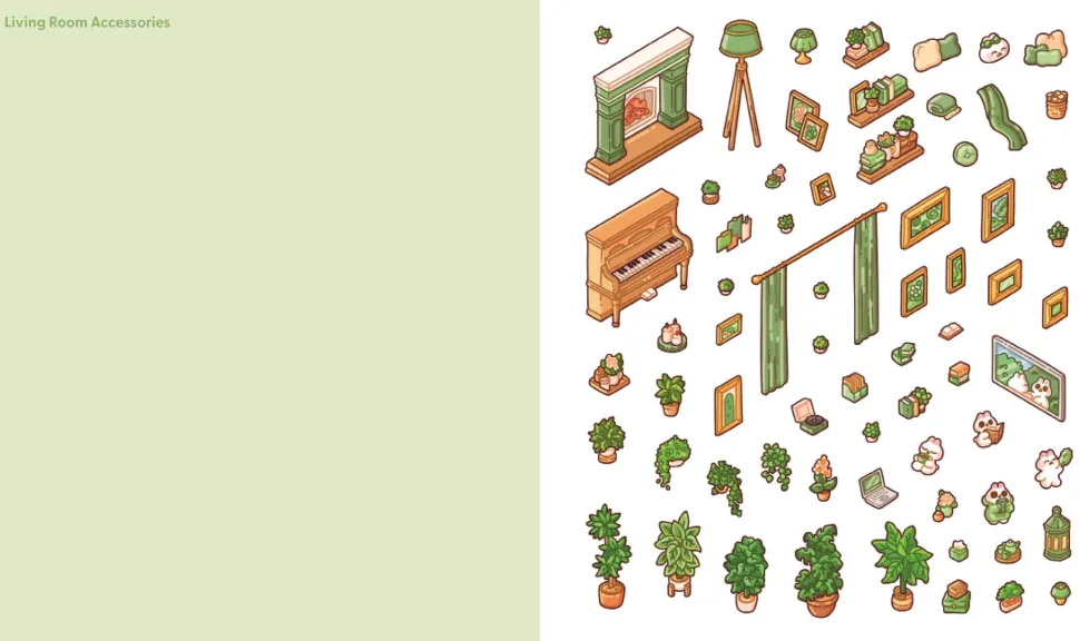 Cute 'n' Cozy Sticker Therapy: Make Your Own Adorable Room Sets! Over 500 Reusable Stickers