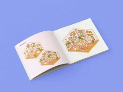 Cute 'n' Cozy Sticker Therapy: Make Your Own Adorable Room Sets! Over 500 Reusable Stickers