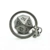 D20 Keychain Silver