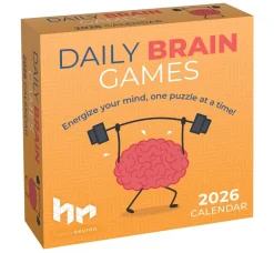 Daily Brain Games 2026 Day-to-Day Calendar: Energize your mind a puzzle at a time