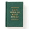 Dates People Get Mad If I Forget Tiny Diary