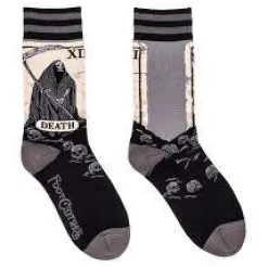 Death Tarot Card Socks (36-46)
