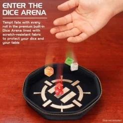 Dice Tray & Case Black