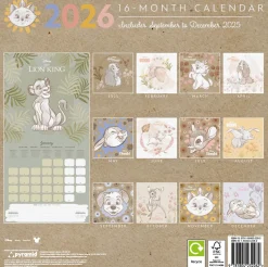 Disney Classics 2026 Square Calendar