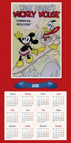 Disney Vintage Posters 2026 Square Cal.