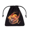 Dragon Black & Adorable Dice Bag Terningpose