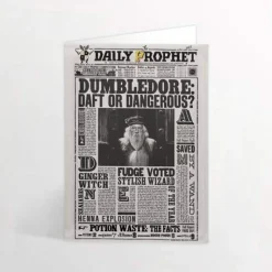 Dumbledore: Daft or Dangerous Lenticular Greeting Card