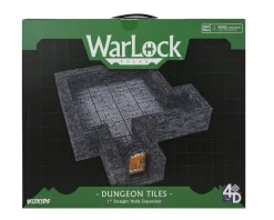 Dungeon Straight Walls 1 Inch Expansion Pack Warlock Tiles Box Set