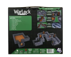 Dungeon Straight Walls 1 Inch Expansion Pack Warlock Tiles Box Set
