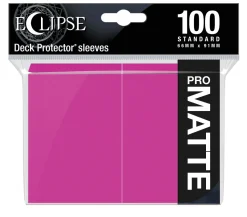 Eclipse PRO-Matte Hot Pink Standard Size Sleeves (100)