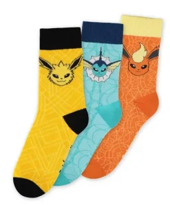 Eevee Evolution (VFJ) Socks (3 Pack)