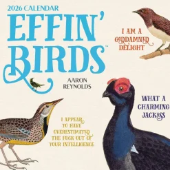 Effin' Birds 2026 Wall Calendar