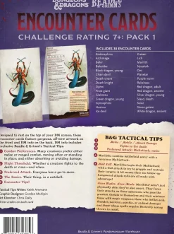 Encounter Cards Challenge Rating 7+ Pack 1