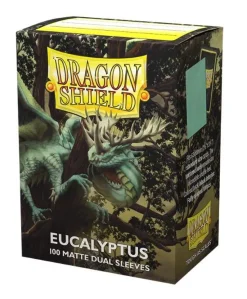 Eucalyptus Matte Dual Dragon Shield Sleeves (100)