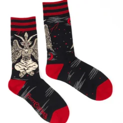 Evil AF Baphomet Socks (36-46)