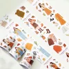 Fall Breeze Wide Washi Tape Sticker Set