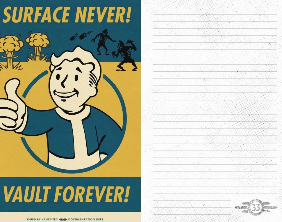 Fallout: The Official Hardcover Journal of Vault 33