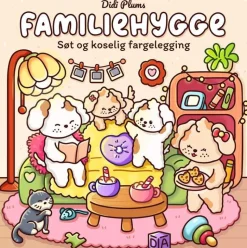 Familiehygge: søt og koselig fargelegging