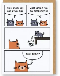 Feng Shui A6 Greeting Card