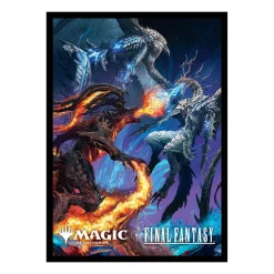 Final Fantasy Bahamut and Ifrit Standard Size Sleeves (100)