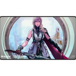 Final Fantasy Lightning, Army of One Black Stitched Play Mat