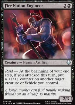 Fire Nation Engineer (Enkeltkort)