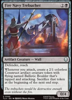 Fire Navy Trebuchet (Enkeltkort)