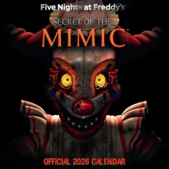 FIVE NIGHTS AT FREDDY`S 2026 SQUARE CALENDAR