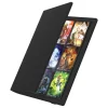Flexxfolio 18-Pocket Black XenoSkin Standard Size (360) Portfolio