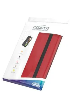 Flexxfolio 18-Pocket Red XenoSkin Standard Size (360)