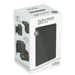 Flip 'n' Tray Deck Case Grey Monocolor XenoSkin Standard Size (80+)