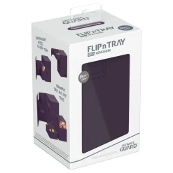 Flip 'n' Tray Deck Case Purple Monocolor XenoSkin Standard Size (80+)