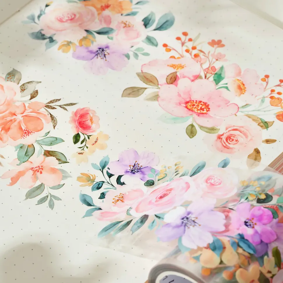 Flower Corridor Wide PET Tape