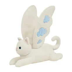 Flying White Cat Plush 50 cm