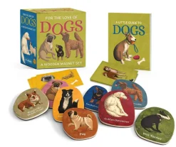 For the Love of Dogs: A Wooden Magnet Set