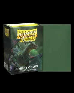 Forest Green Matte Dragon Shield (100) Kortlommer