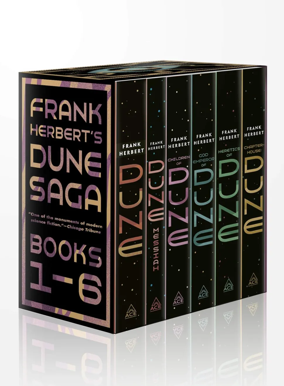 Frank Herbert's Dune Saga 6-Book Boxed Set: Dune, Dune Messiah, Children of Dune, God Emperor of Dune, Heretics of Dune, andChapterhouse: Dune