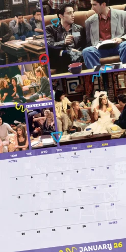 Friends 2026 Square Calendar
