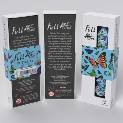 Full Art Butterfly Poly /White (7)