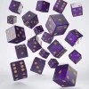 Full Pack of D6s Shimmering Purple /Gold (20)