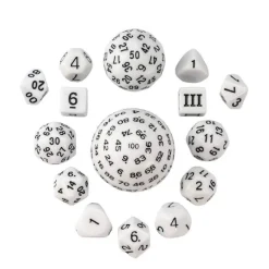 Funky Dice White /Black (15)