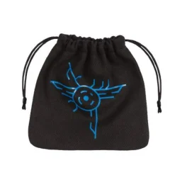 Galactic Black & Blue Dice Bag Terningpose