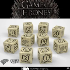 Game of Thrones Stark D6 Beige /Black (10)