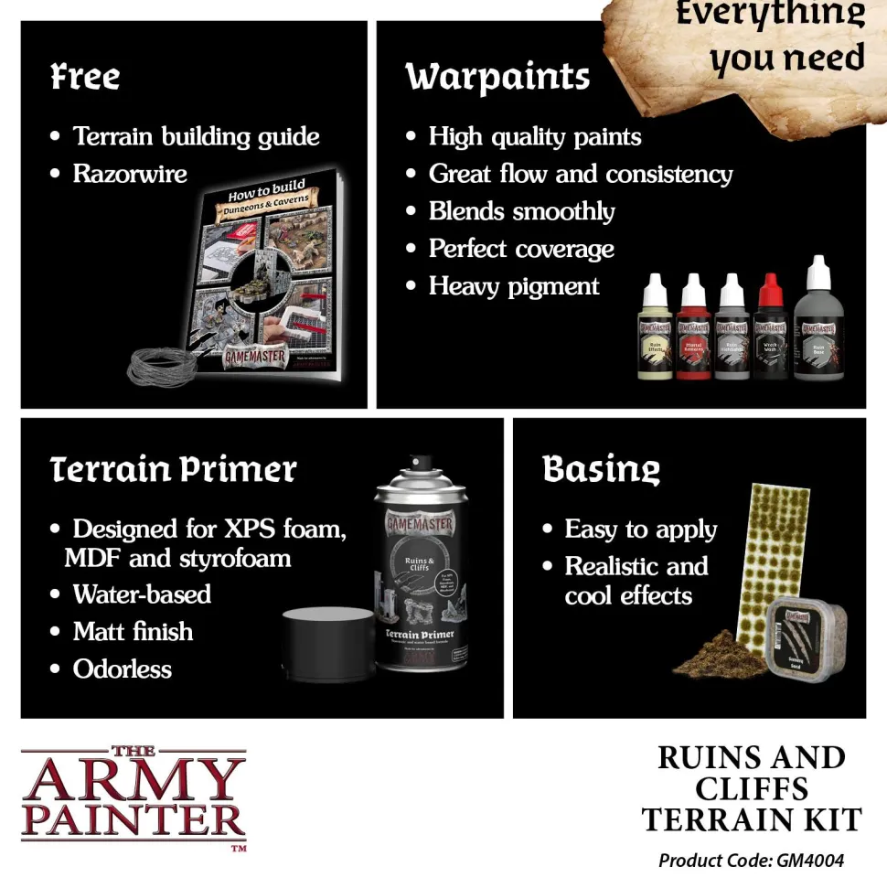 GameMaster Ruins & Cliffs Terrain Kit