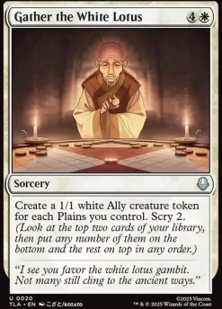Gather the White Lotus (Enkeltkort)
