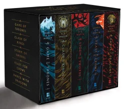 George R. R. Martin's A Game of Thrones 5-Book Boxed Set (Song of Ice and Fire Series): A Game of Thrones, A Clash of Kings, A Storm of Swords, A Feast for Crows, and A Dance with Dragons